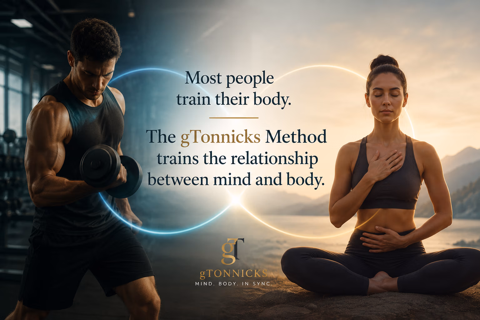 Most people train their body. The gTonnicks Method trains the relationship between mind and body.